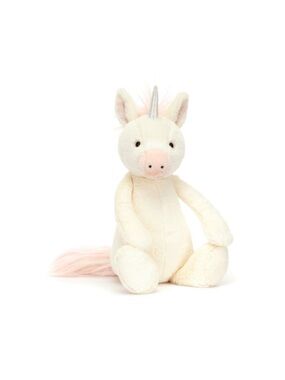 Jellycat White and Pink Unicorn